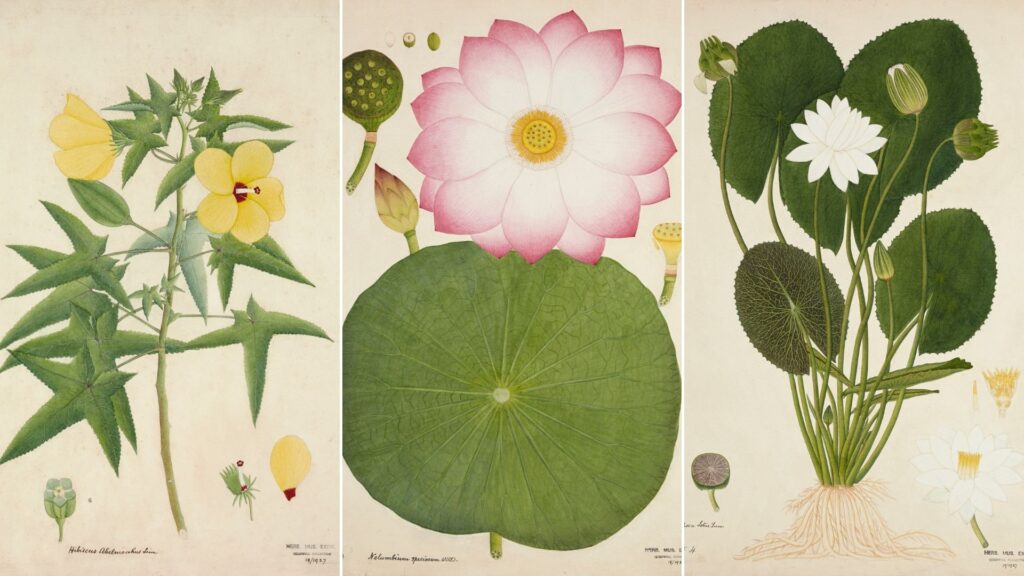 Botanical Flower Painting