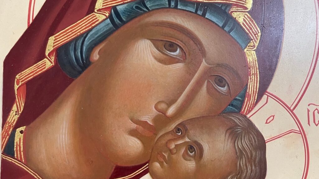 Byzantine icon, Virgin Mary, Theotokos, Eleusa