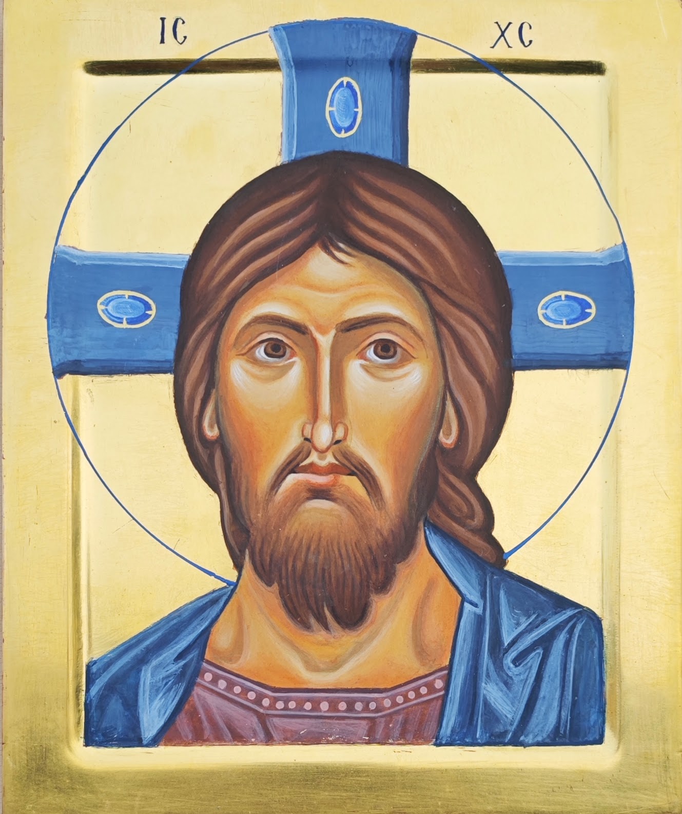 Christ Mandylion by Merna Liddawi