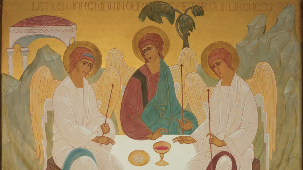 Mural of The Holy Trinity, by St Sophrony