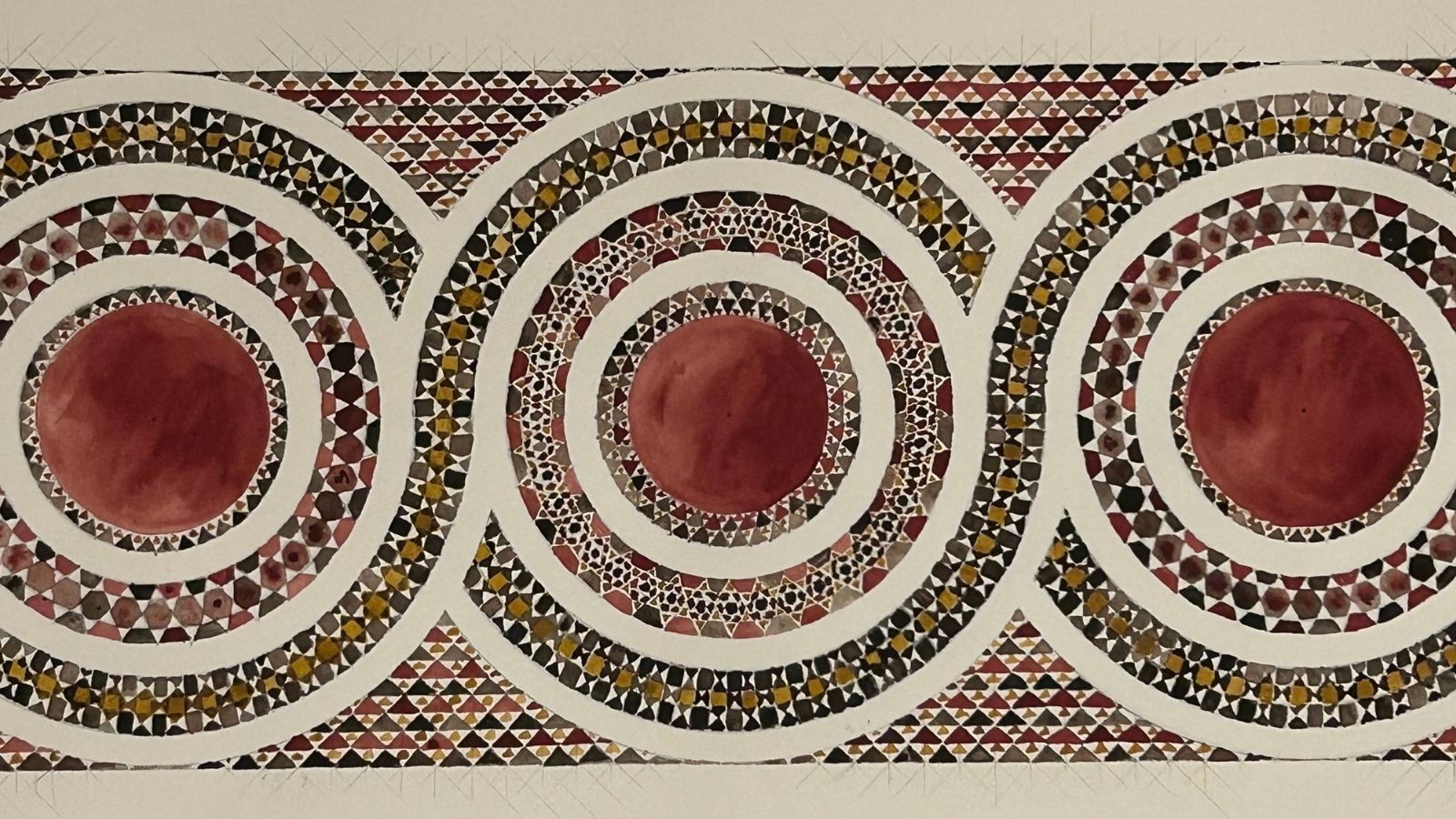 Capella Palatina, geometry, mosaic